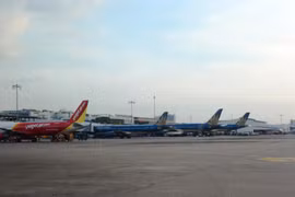 Máy bay của các hãng hàng không Việt Nam. (Ảnh: Việt Hùng/Vietnam+)