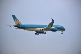 Vietnam Airlines khôi phục hoàn toàn thị trường nội địa sau ảnh hưởng của dịch COVID-19. (Ảnh: CTV/Vietnam+)