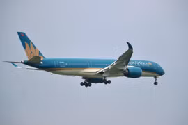 Hệ số sử dụng ghế bay của Vietnam Airlines chỉ mới lấp đầy 86%. (Ảnh: CTV/Vietnam+)