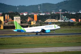 Máy bay của hãng hàng không Bamboo Airways. (Ảnh: Hoàng Anh/Vietnam+)