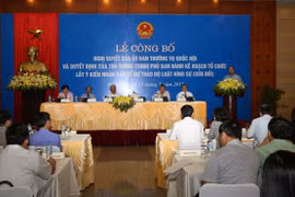 Phó Thủ tướng Nguyễn Xuân Phúc đã chủ trì Lễ công bố Kế hoạch tổ chức lấy ý kiến nhân dân về dự thảo Bộ luật Hình sự sửa đổi. (Nguồn: baochinhphu.vn) 
