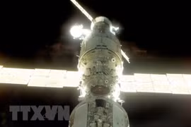 Trạm vũ trụ quốc tế ISS. (Ảnh: AFP/TTXVN)