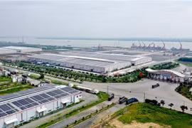 Cảng quốc tế Long An. (Ảnh: Bùi Giang/TTXVN)