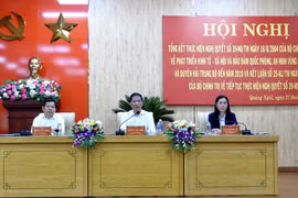 Quang cảnh hội nghị. (Ảnh: Lê Ngọc Phước/TTXVN)