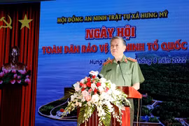 Bộ trưởng Tô Lâm dự Ngày hội toàn dân bảo vệ an ninh Tổ quốc ở Cà Mau