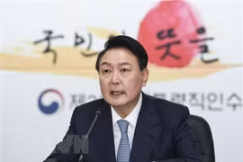 Tổng thống Hàn Quốc Yoon Suk-yeol. (Ảnh: Yonhap/TTXVN)