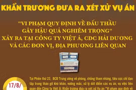 Khẩn trương đưa ra xét xử vụ án vi phạm đấu thầu tại Công ty Việt Á