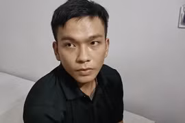 Đối tượng Lưu Đức Anh bị bắt giữ. (Ảnh: TTXVN phát)
