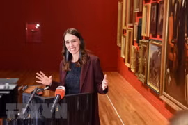 Thủ tướng New Zealand Jacinda Ardern. (Nguồn: THX/TTXVN) 