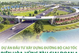 Gần 18.000 tỷ đồng xây đường bộ cao tốc Biên Hòa-Vũng Tàu giai đoạn 1