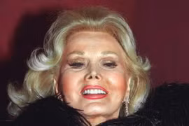 Nữ diễn viên Zsa Zsa Gabor. (Nguồn: Internet)