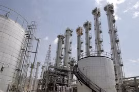 Nhà máy nghiên cứu nước nặng Arak, cách thủ đô Tehran (Iran) 320km về phía Nam. (Ảnh: AFP/TTXVN)