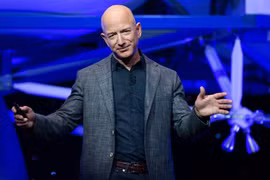 Tỷ phú Jeff Bezos. (Ảnh: AFP/TTXVN)