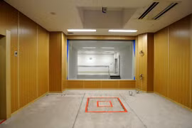 Phòng hành quyết tại một nhà giam ở Tokyo (Nhật Bản). (Nguồn: nypost.com)