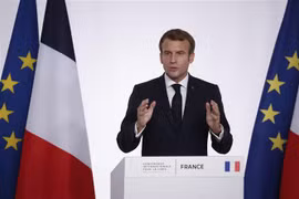 Tổng thống Pháp Emmanuel Macron. (Ảnh: AFP/TTXVN)