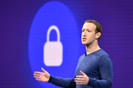 Giám đốc điều hành Facebook Mark Zuckerberg tại cuộc họp ở San Jose, California, Mỹ. (Ảnh: AFP/TTXVN)