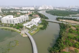 Khu đô thị Phú Mỹ Hưng, quận 7. (Ảnh: Quang Nhựt/TTXVN)