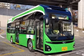 Xe buýt hydro của Hàn Quốc. (Nguồn: sustainable-bus.com)