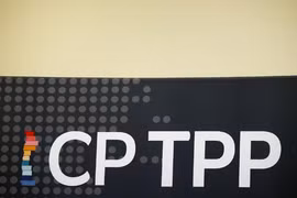Logo của CPTPP (Nguồn: Reuters)