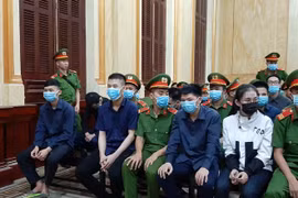 Các bị cáo tại phiên tòa. (Nguồn: thanhnien.vn)