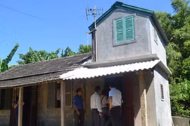 Một ngôi nhà phòng tránh bão lụt tại huyện Quảng Điền, Thừa Thiên-Huế. (Nguồn: thuathienhue.gov.vn)