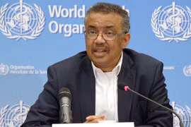 Tổng Giám đốc WHO Tedros Adhanom Ghebreyesus. (Ảnh: THX/TTXVN)