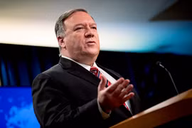 Ngoại trưởng Mỹ Mike Pompeo tuyên bố có bằng chứng cho thấy "virus SARS-CoV-2 bắt nguồn từ một phòng thí nghiệm của Trung Quốc." (Ảnh: AFP/TTXVN)