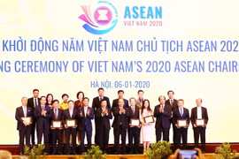 Lễ khởi động năm Việt Nam Chủ tịch ASEAN 2020. (Ảnh: Petrolimex)
