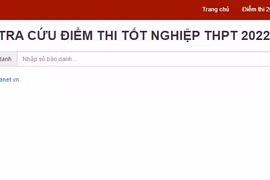 Tra cứu điểm thi tốt nghiệp THPT 2022 trên Báo Điện tử VietnamPlus