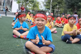 Học sinh mầm non của Thủ đô sẽ trở lại trường từ ngày 13/4. (Ảnh: CTV)