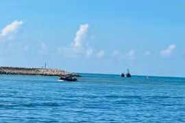 Cửa biển La Gi. (Nguồn: Báo Bình Thuận)