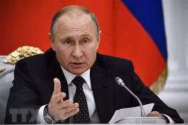 Tổng thống Nga Vladimir Putin. (Nguồn: AFP/TTXVN)