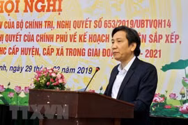 Thứ trưởng Bộ Nội vụ Trần Anh Tuấn. (Ảnh: Anh Tuấn/TTXVN)