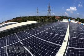 Hệ thống điện Mặt trời. (Nguồn: TTXVN)