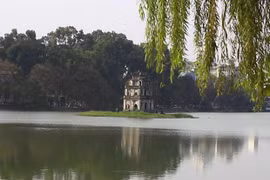 Một góc hồ Hoàn Kiếm. (Nguồn: Vietnam+)