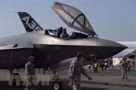Máy bay chiến đấu F-35 của tập đoàn Lockheed Martin. (Ảnh: AFP/TTXVN)