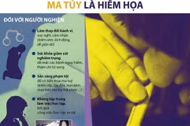 [Infographics] Ma túy là mối hiểm họa với gia đình và xã hội