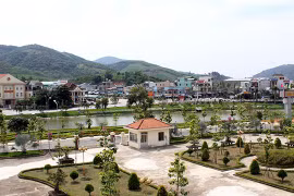 Một góc thị trấn Mađaguôi. (Nguồn: lamdong.gov.vn)