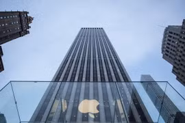 Một cửa hàng của Apple tại thành phố New York. (Nguồn: AFP/TTXVN) 