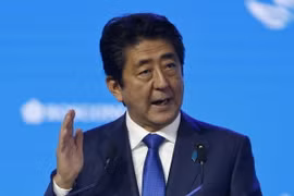Thủ tướng Nhật Bản Shinzo Abe. (Nguồn: EPA/TTXVN)
