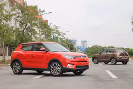 AutoK ra mắt SUV đô thị Tivoli với giá bán 630 triệu đồng. (Ảnh: Văn Xuyên/Vietnam+)
