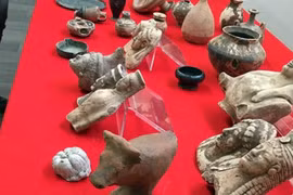 Những cổ vật bị đánh cắp được cảnh sát Italy thu hồi năm 2019. (Nguồn: Europol)