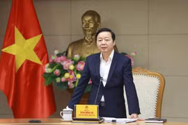 Phó Thủ tướng Trần Hồng Hà phát biểu. (Ảnh: An Đăng/TTXVN)