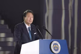Tổng thống Hàn Quốc Yoon Suk-yeol. (Ảnh: Yonhap/TTXVN)