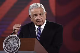 Tổng thống Mexico Andres Manuel Lopez Obrador. (Ảnh: AFP/TTXVN)