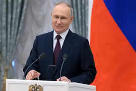 Tổng thống Nga Vladimir Putin. (Ảnh: AFP/TTXVN)