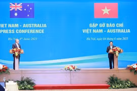 Thủ tướng Phạm Minh Chính và Thủ tướng Australia gặp gỡ báo chí 