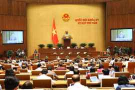 Quang cảnh phiên họp chiều 8/6. (Ảnh: An Đăng/TTXVN)