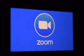 Biểu tượng ứng dụng Zoom. (Ảnh: AFP/TTXVN)