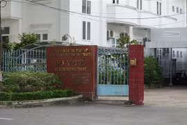Trụ sở Sở Y tế tỉnh Đồng Tháp, nơi ông Huỳnh Văn Thêm làm việc. (Ảnh: Nhựt An/TTXVN)